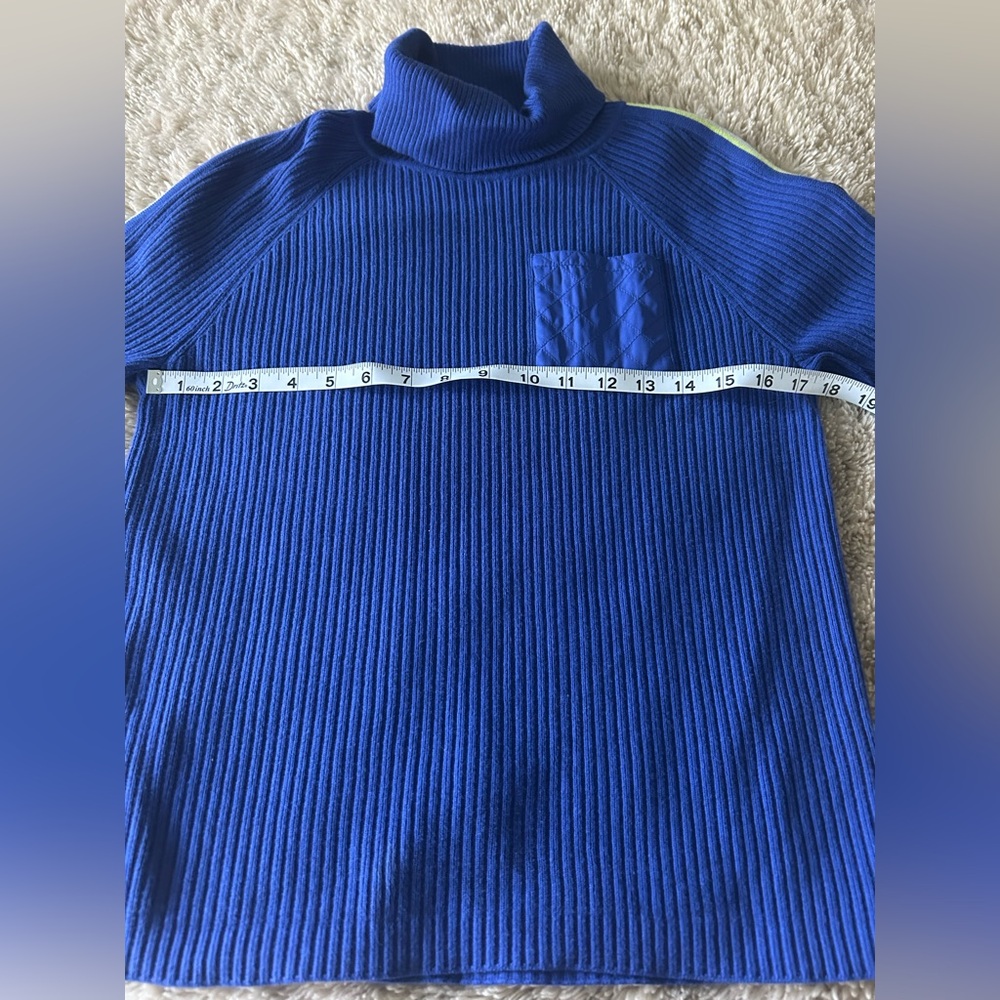 Talbots Cobalt Blue Turtleneck Sweater - Picture 7 of 9